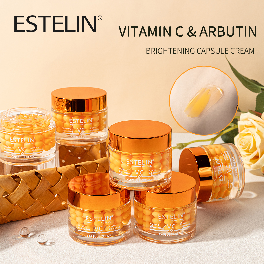 Estelin Vitamin C & Arbutin Brightening Capsule Cream (60g)