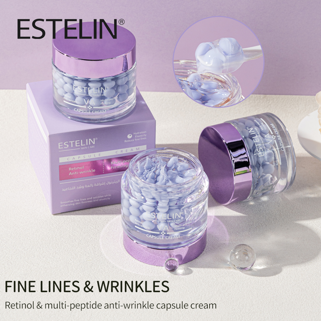 Estelin Retinol & Multi-Peptide Anti-Wrinkle Capsule Cream (60g) - Image 2