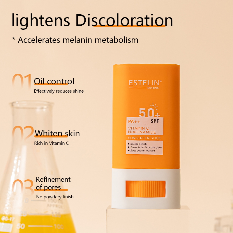 Estelin Vitamin C & Niacinamide Sunscreen Stick (20g) - Image 5