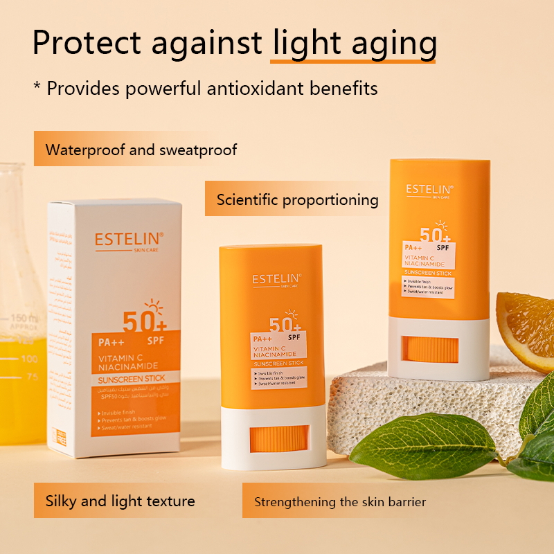 Estelin Vitamin C & Niacinamide Sunscreen Stick (20g) - Image 3