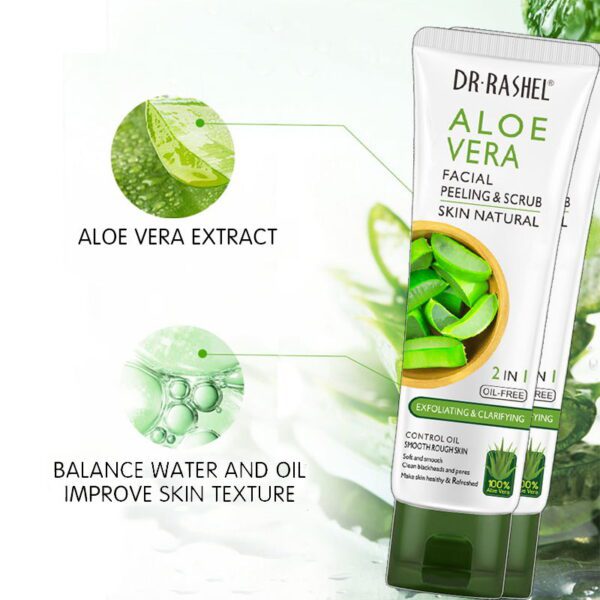 Aloe Vera Facial Peeling & Scrub - Image 8