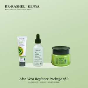 Aloe Vera Beginner Package of 3 - Cleanser, Serum, Moisturizer