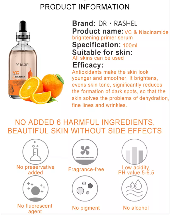 Vitamin C & Niacinamide Brightening Primer Serum - Image 8