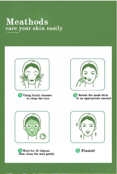 Green Tea Clay Stick Mask - Image 10