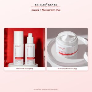 Estelin 5X Ceramide Serum + Moisturizer Duo