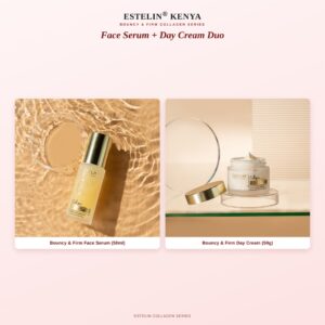 Estelin Bouncy & Firm Collagen Face Serum + Day Cream Duo