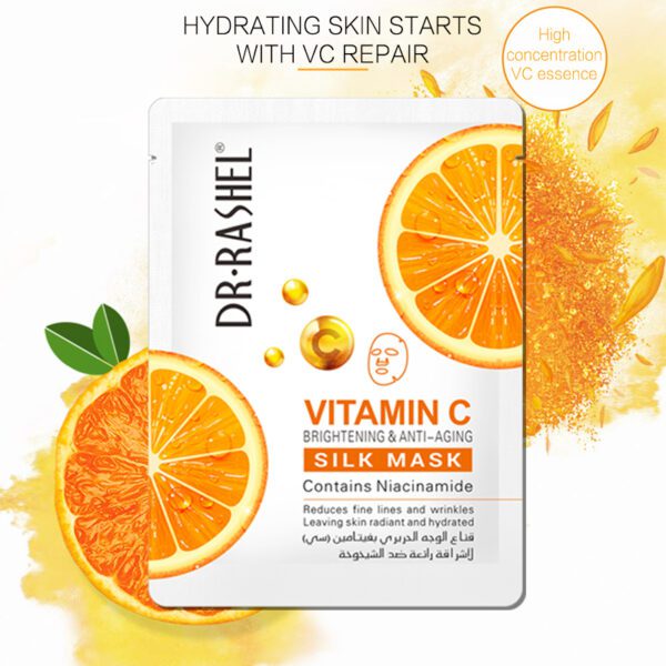 Dr Rashel Vitamin C Silk Mask (5pcs) - Image 4