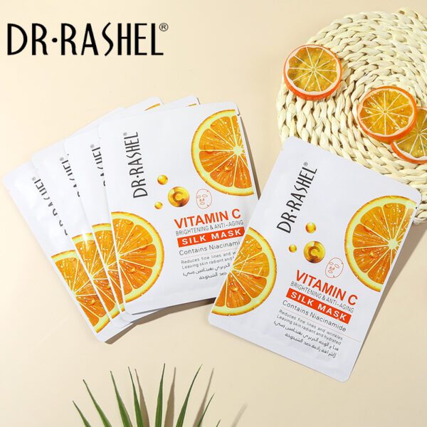 Dr Rashel Vitamin C Silk Mask (5pcs) - Image 3
