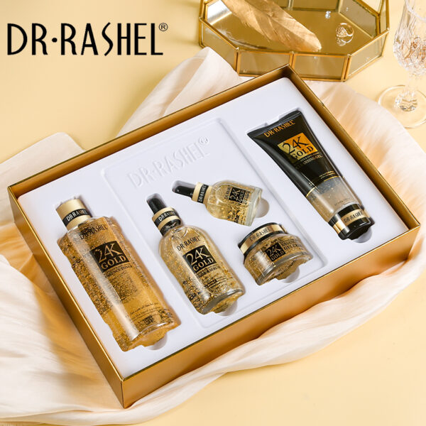24K Gold Radiance & Anti-Aging Skin Care Series(5PC Set) - Image 4