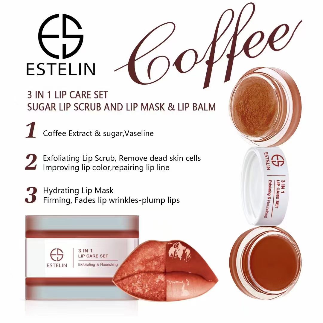 3in1 Lip Care Set(Coffee) - Image 8