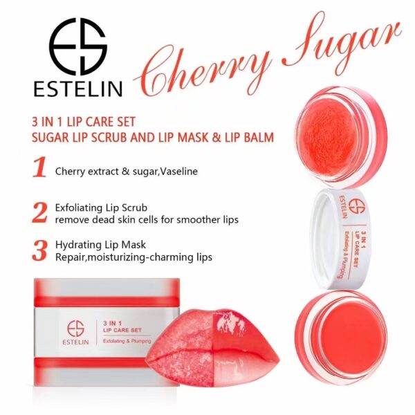3in1 Lip Care Set(Cherry) - Image 5