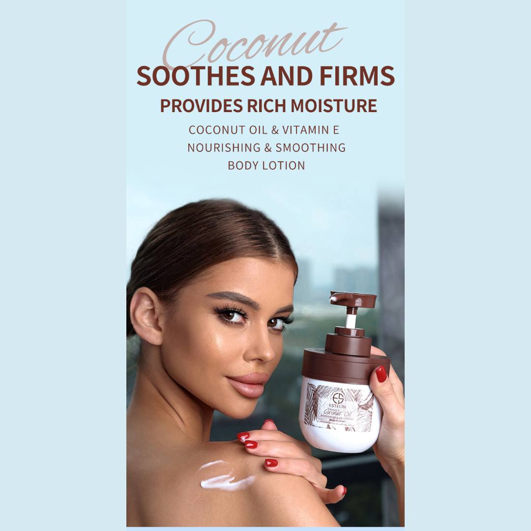 Estelin Coconut Oil & Vitamin E Body Lotion(300ml) - Image 7