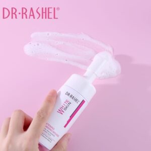 Dr Rashel Whitening Cleansing Mousse with silicone brush