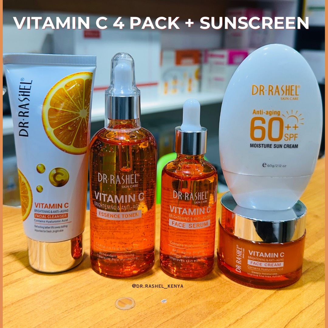Vitamin C 4 Pack + Sunscreen Spf 60