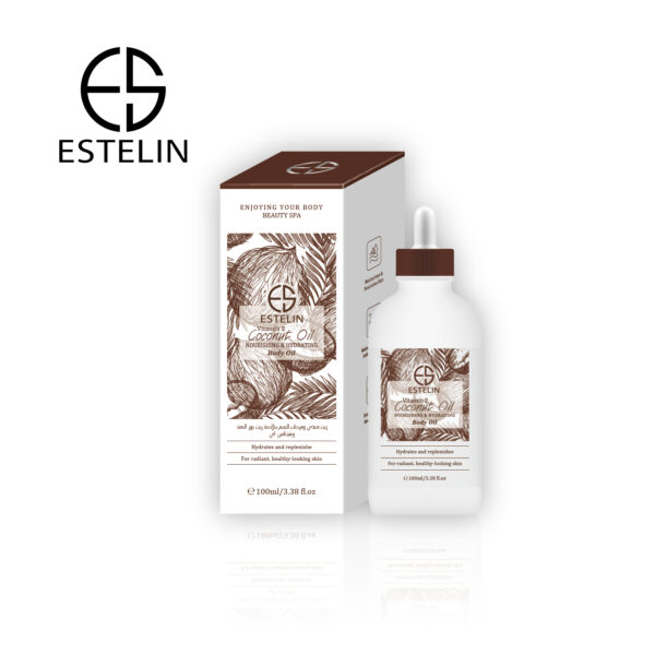 Estelin Coconut Oil & Vitamin E Body Oil (100ml)