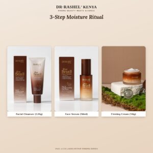 Snail & Collagen 3-Step Moisture Ritual: cleanser, serum and cream