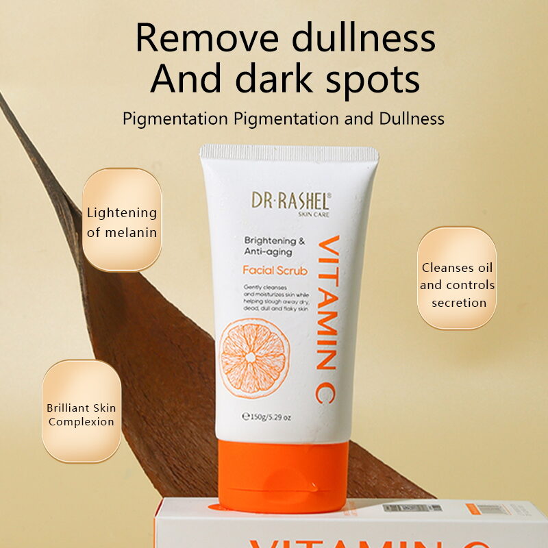 Vitamin C Brightening & Anti-Aging Facial Scrub (150g)
