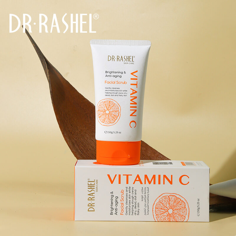 Vitamin C Brightening & Anti-Aging Facial Scrub (150g)