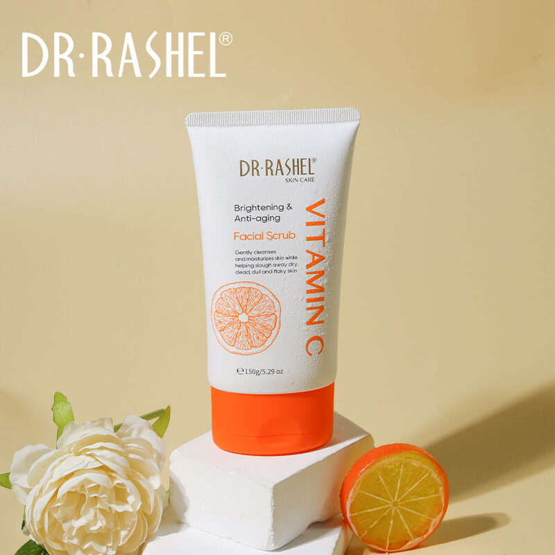 Vitamin C Brightening & Anti-Aging Facial Scrub (150g)