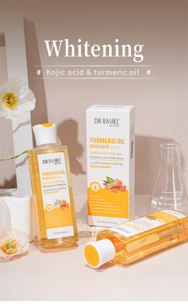 Kojic Acid & Turmeric Oil (210ml) - Image 7
