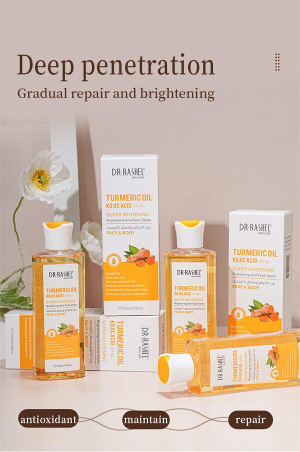 Kojic Acid & Turmeric Oil (210ml) - Image 11