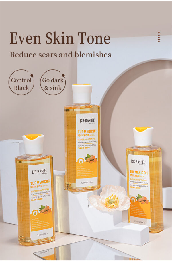 Kojic Acid & Turmeric Oil (210ml) - Image 10